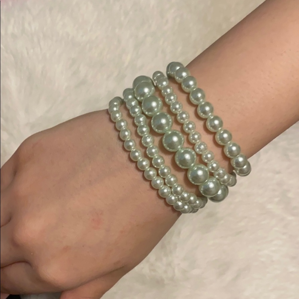 Pearl bracelet set 5